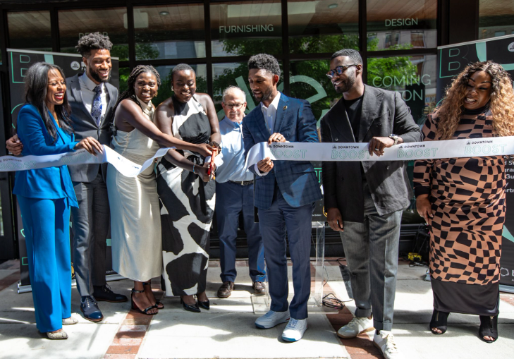 Civic Group and Bell Urban partnership ribbon cutting