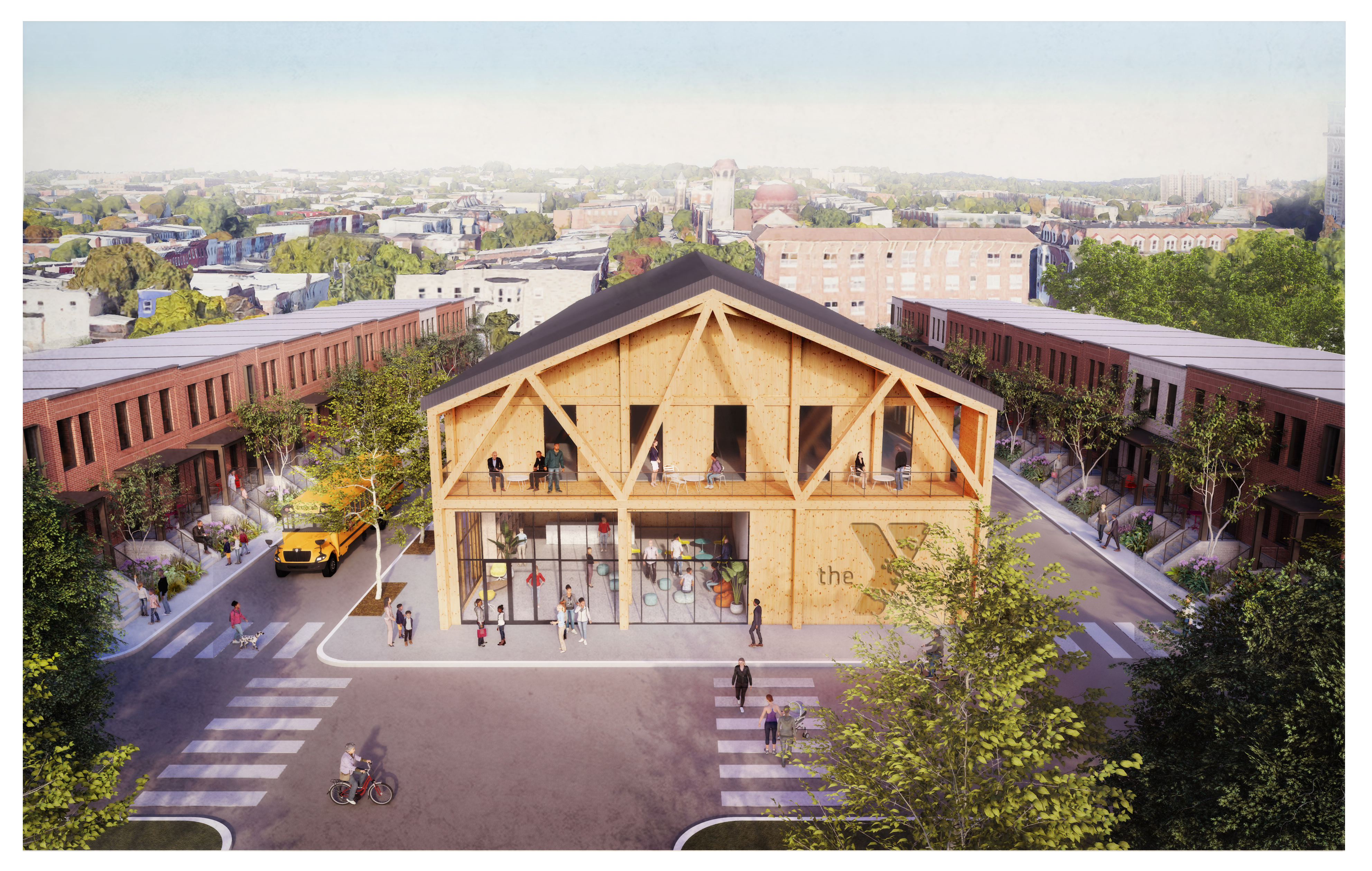 Mass Timber YMCA Community Facility at Eutaw Marshburn